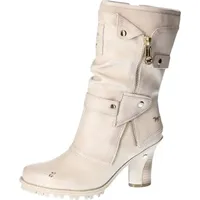 Mustang Damen Stiefelette Ivory, 38 EU - 38 EU