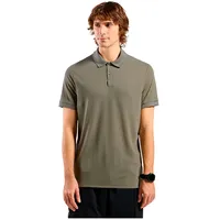 Odlo Ascent Natural Kurzarm-poloshirt - Vetiver - M