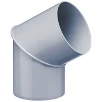 Inefa 60 Grad PVC DN 75 für Fallrohr, Grau