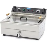 MAXIMA Gastro Fritteuse - - 1 Korb - mit Ablasshahn