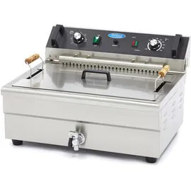 MAXIMA Gastro Fritteuse - - 1 Korb - mit Ablasshahn