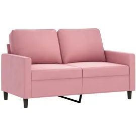 vidaXL 2-sitzer-sofa Rosa 120 Cm Samt vidaXL