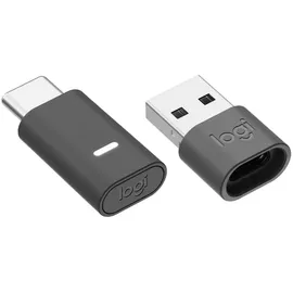 Logitech Zone Vibe Wireless for Business - Headset, Grafit, USB-A/-C, Bluetooth, Zertifiziert für Microsoft Teams
