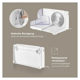 GOURMETmaxx Allesschneider 150W Weiß