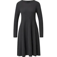 s.Oliver Midikleid Rippstruktur Grau 44