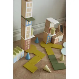 kid"s concept' Kids Concept Klötze Stadt Aiden mehrfarbig