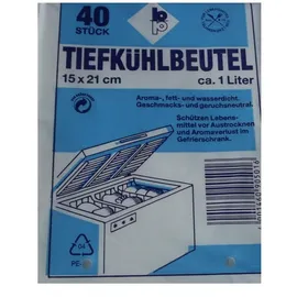mm_unverified_brand Tiefkühlbeutel 1,0 l, 15 X 21 cm, 40 Stück