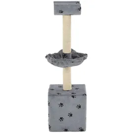 vidaXL Katzen-Kratzbaum 105 cm grau
