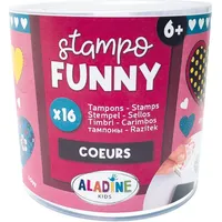 Aladine 3085179 - Kinder Stempel Funny Herzen
