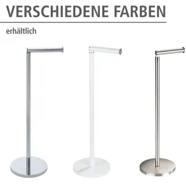 Wenko Stand Toilettenpapierhalter 2 in 1 Weiß - Matt