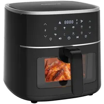 Tomons Heißluftfritteuse 6L schwarz