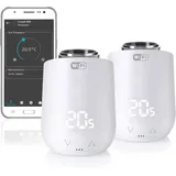 eurotronic 700223 Comet WiFi Funk-Heizkörperthermostat-Set elektronisch 2er Set
