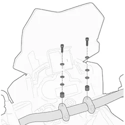 GIVI Smart Bar S900A Smart Mount S901A Montagekit