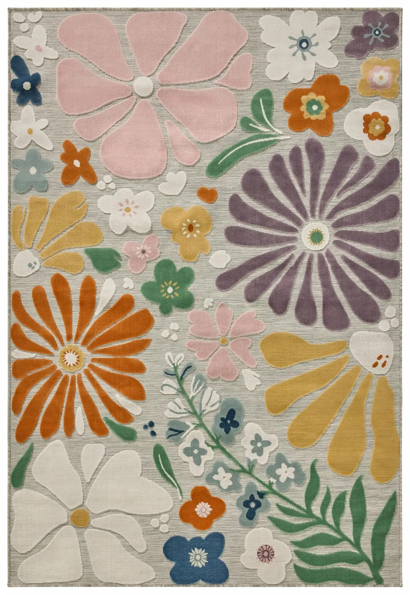 In- & Outdoor-Teppich Lilou Multicolor 120x170 cm - Teppich für Balkon, Terrasse & Garten