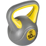 Umbro Kettlebell 10kg Einstiegsgewicht Mann Beginner Kunststoffgewicht Grau