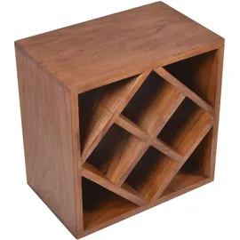 Möbilia Weinregal 40 x 25 x 40 cm Beige