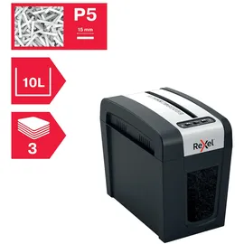 Rexel Aktenvernichter Secure MC3-SL Slimline Whisper-Shred P5,