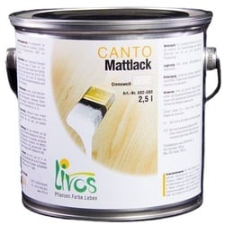 LIVOS Canto Mattlack 692 Lindgrün - 5 l Gebinde