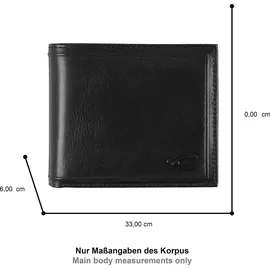 CAMEL ACTIVE Wood Jeans Wallet Herren Geldbörse schwarz