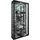 VCM Wandvitrine Vitrosa Maxi Spiegel Schwarz