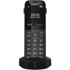 Gigaset Comfort 600 SIM Dark Silver Telefon, - Schwarz/Grau