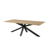 Höffner Esstisch 220 x 90 cm ¦ holzfarben ¦ Maße (cm): B: 90 H: 75,5