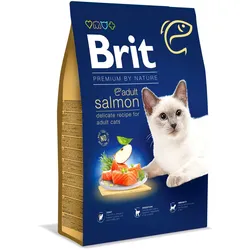 BRIT Premium By Nature Adult Cat Salmon 2x8kg