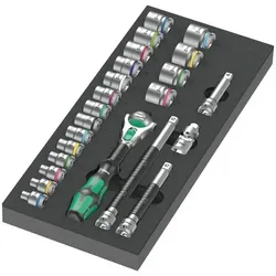 9721 Schaumstoffeinlage 8000 B Zyklop Knarre 3/8", Set 1, 23-teili