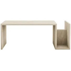 Skye Decor Elegant Couchtisch Beige Holzwerkstoff 86,8 x 32,4 x 50 cm