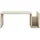 Skye Decor Elegant Couchtisch Beige Holzwerkstoff 86,8 x 32,4 x 50 cm