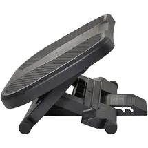Homcom Fußstütze, Fußablage, Fußablage, 3 Höhen Verstellbar, HIPS, schwarz, 45 x 34 x (10-16,5) cm