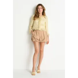 richroyal Rich & Royal Short boucle jacket with fringes soft butter), | Gr.: 38