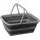 Brunner Holdall Fold-Away Faltkorb 46 x 0,0 x 18 cm grau/schwarz
