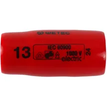 WeTec Sechskant-Steckschlüssel-Einsatz 1/2" 13 mm