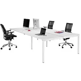 Paperflow Doppelschreibtisch weiß