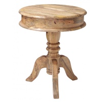 Runder Tisch Devi 50x60x50 aus indischem Mango-Massivholz
