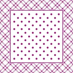 Mank Tassendeckchen aus Tissue mit Folienbeschichtung, 90x90 mm, 250 Stück - Antonia in Beere - Einweg Untersetzer