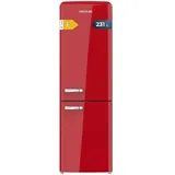 Cecotec - Retro 2-türiger Kombi-Kühlschrank De 231 l Bolero Coolmarket Combi Origin 231 Nf Red e. Roter Retro-Kühlschrank, Höhe De 176,5 Cm, Total No
