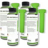 Flotex® - Winterschutz für Diesel | 4x250ml Diesel Additiv | Diesel Frostschutz für Dieselmotoren & Heizsysteme | Hoch ergiebig 1:200 | Frostschutz bis -33 Grad | Fließverbesserer