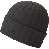 Stetson Strickmütze Beanie aus 100% Kaschmir mit Umschlag schwarz