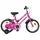 vidaXL Kinderfahrrad 16 Zoll pink/schwarz