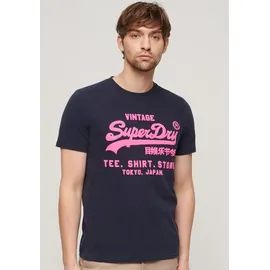 Superdry Herren T-Shirt Neon Vintage Logo Tee,