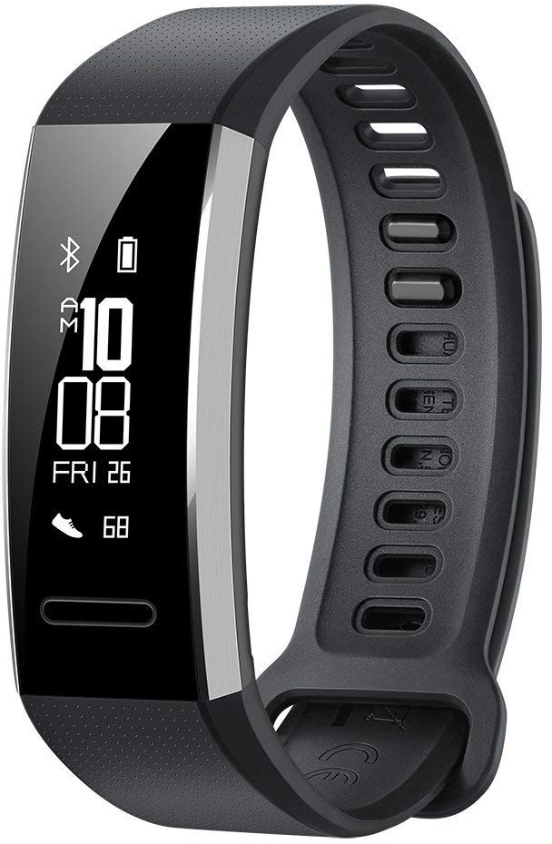HUAWEI Band 2 Pro Fitness-Tracker (GPS, Bluetooth, Herzfrequenzmessung, wasserdicht bis 5 ATM) schwarz