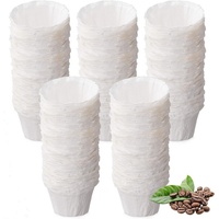 Coonoor Korbfilter Einweg-Kaffeefilter Kaffeekapseln Papierfilter Einzelportionsfilter