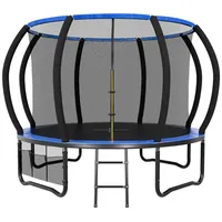 GUNJI Gartentrampolin 305cm Kindertrampolin,bis 150kg,Komplett-Set mit Leiter, Ø 305 cm 305 cm