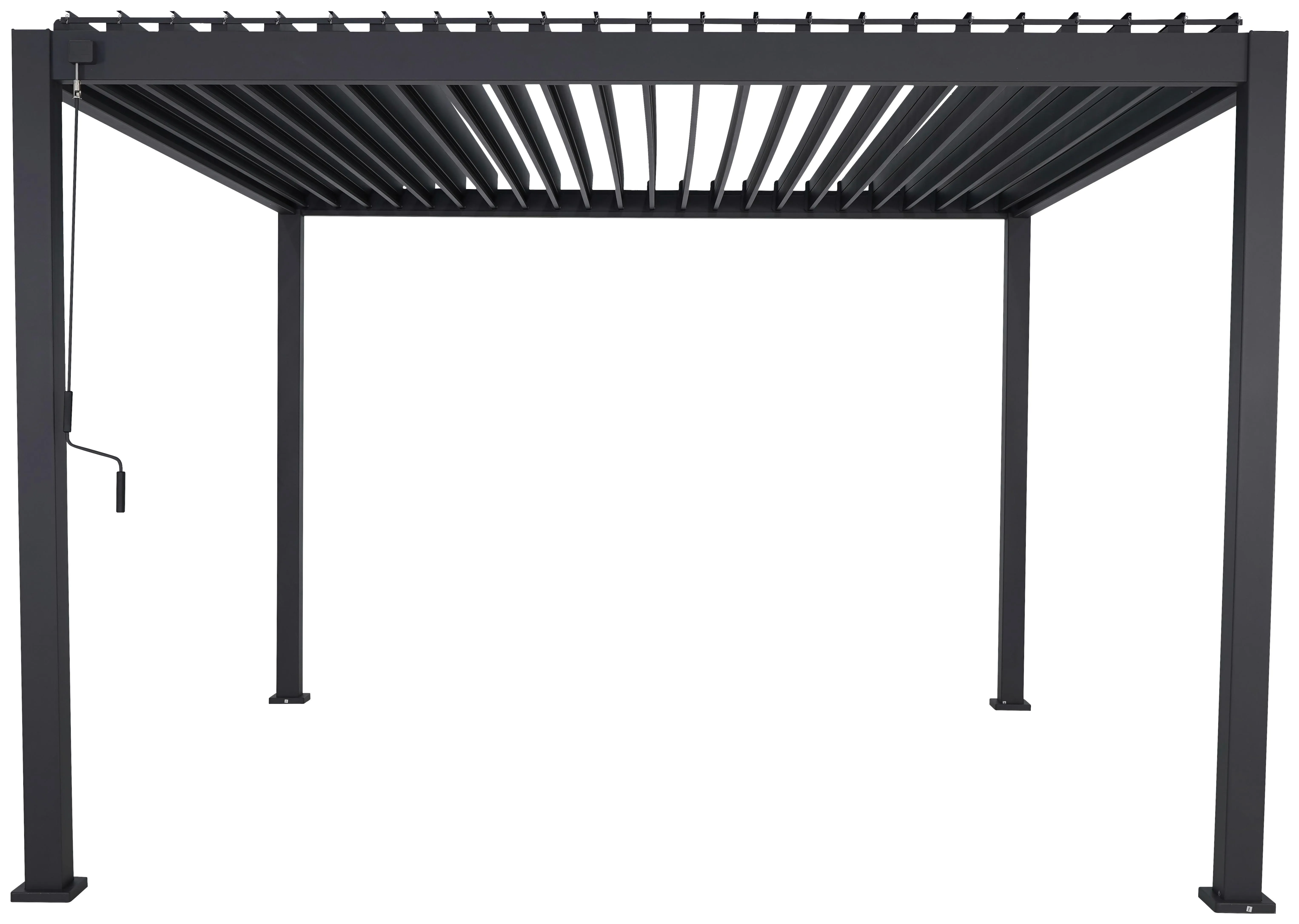 Pergola Deluxe ca. 360x360 cm Alu Anthrazit