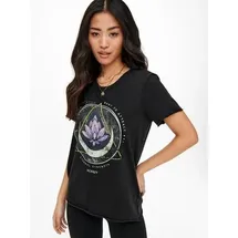 Only T-Shirt - Lila,Schwarz,Weiß,Grau,Grün - XS