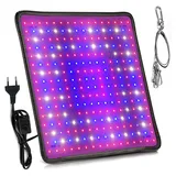 MUPOO Pflanzenlampe LED Pflanzenleuchte,256LEDs Vollspektrum LED Grow Lampe, Vollspektrum A, Pflanzenleuchte für Zimmerpflanzen, Gemüse und Blumen