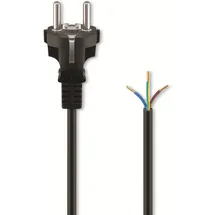 goobay Schutzkontaktkabel nk 116 S-200, 2 m, schwarz - Goobay