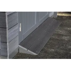 WOLFF FINNHAUS Rampe »WPC-Trend«, Kunststoff/Altholz - grau